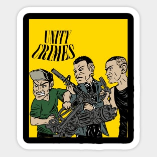 unity crime Sticker